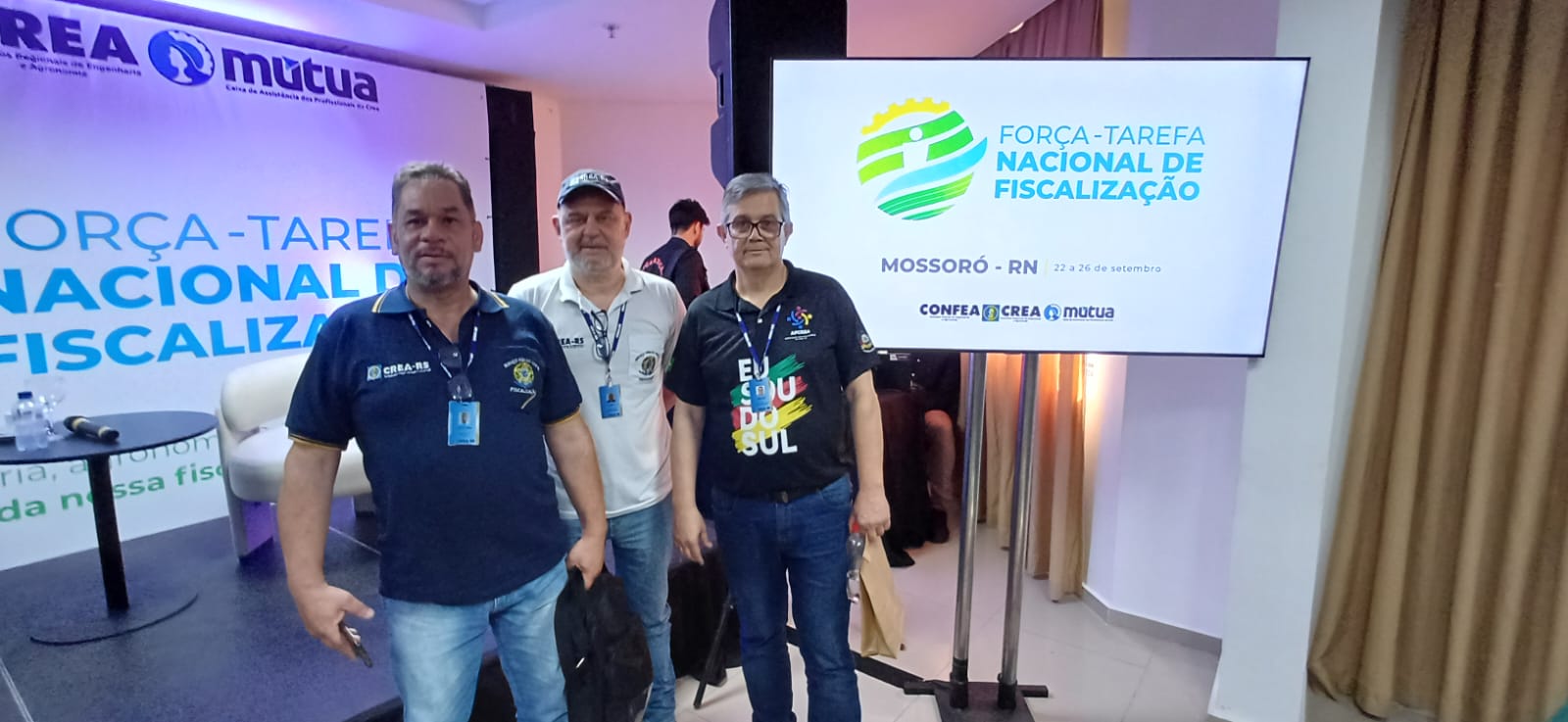 Equipe de fiscalização do CREA-RS na força-tarefa